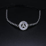 Stainless Steel Alphabet Bracelet for Women BLDS00