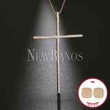Large Cross Pendant Necklace For Women Long Necklaces Women Jewelry