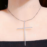 Large Cross Pendant Necklace For Women Long Necklaces Women Jewelry