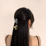 Unbreakable Girl Crab Hair Claws Silver Hair Accessories for Women