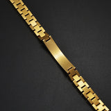10mm Punk Engraved Name Date Bracelet Stainless Steel Bangle