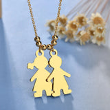 Personalized Boy Girl Lover Name Necklace Date Pendant