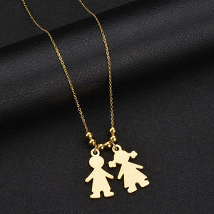 Personalized Boy Girl Lover Name Necklace Date Pendant