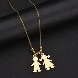 Personalized Boy Girl Lover Name Necklace Date Pendant