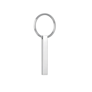 Custom Engraved Stainless Steel Car Keychain