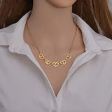 Personalized Hollow Heart Pendant Necklace For Women