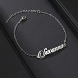 Personalized Stainless Steel Name Bracelet Bangle