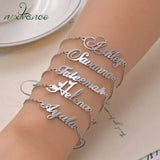Personalized Stainless Steel Name Bracelet Bangle