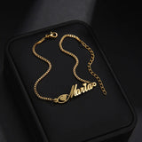 Nextvance Heart Name Bracelet Stainless Steel Personalized Letter Bangle