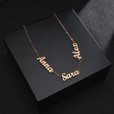 Personalized Letter Bracelet Stainless Steel - Name Date Wrist Bangle for Women