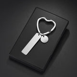 Nextvance Music Keychain Engraved Name Car Key ring Women Lover Student Gift