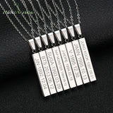 Nextvance Bar Necklace Engraved Pendant Stainless Steel Gift