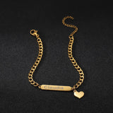 Nextvance Heart Boy Girl ID Personalized Bracelet