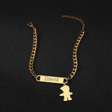 Nextvance Heart Boy Girl ID Personalized Bracelet