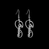 Personalized Name Eardrop Stainless Steel Earring