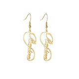Personalized Name Eardrop Stainless Steel Earring