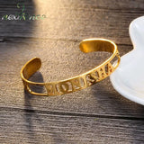 Butterfly Nameplate Bracelet 10mm Stainless Steel Lover Women Jewelry