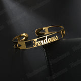 Nextvance Name Heart Nameplate Bracelet Personalized Cuff Bangles
