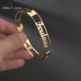 Nextvance Name Heart Nameplate Bracelet Personalized Cuff Bangles