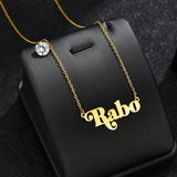 Nextvance Name Necklace Personalized Double Layer Zircon Pendant