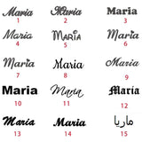 Custom Nameplate Baby Pendant Bracelet Set for Mom Kid - Personalized Gift