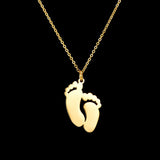 Personalized Feet Jewelry Stainless Steel Name Necklace