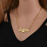 Nextvance Necklaces Stainless Steel Personalized Heart Double Mezzanine Pendant