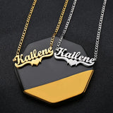 Nextvance Necklaces Stainless Steel Personalized Heart Double Mezzanine Pendant
