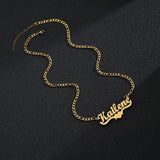 Nextvance Necklaces Stainless Steel Personalized Heart Double Mezzanine Pendant