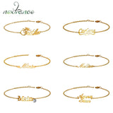 Stainless Steel Personalized Name Bracelet for Women