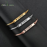 Personalized Stainless Steel Bracelet with Song Code Engraving