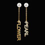 Personalized Stainless Steel Name Earring for Women