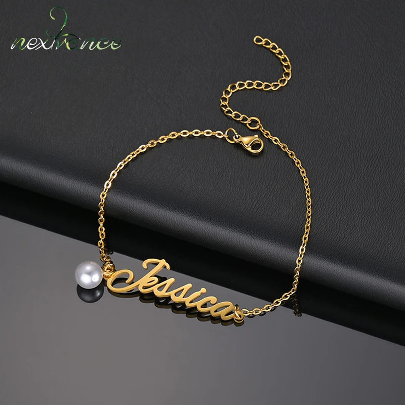 Nextvance Personalized Name Pendant Bracelet for Lover Women