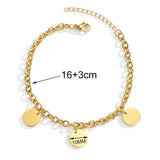 Nextvance Engraved Name Bracelet Stainless Steel Personalized Women's Jewelry