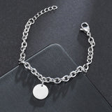 Nextvance Engraved Name Bracelet Stainless Steel Personalized Women's Jewelry
