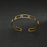 Nextvance Stainless Steel Name Bracelet Rhinestone Bangles Women Jewelry