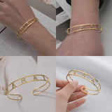 Nextvance Stainless Steel Name Bracelet Rhinestone Bangles Women Jewelry