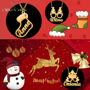 Nextvance Custom Name Necklaces for Women Men Choker Necklace Pendant Jewelry