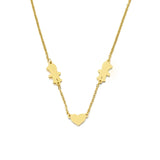 Engraved NamePlate Stainless Steel Pendant Choker Necklace for Women