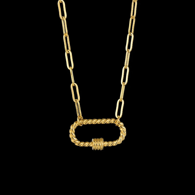 Nextvance Sporty Necklace Steel Hiphop Chain Pendant For Women