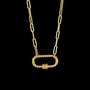 Nextvance Sporty Necklace Steel Hiphop Chain Pendant For Women