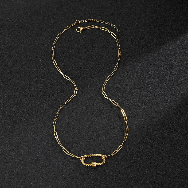Nextvance Sporty Necklace Steel Hiphop Chain Pendant For Women
