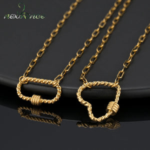 Nextvance Sporty Necklace Steel Hiphop Chain Pendant For Women