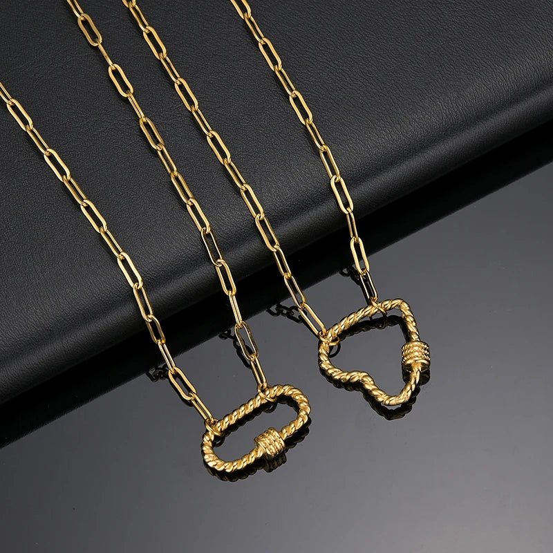Nextvance Sporty Necklace Steel Hiphop Chain Pendant For Women