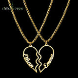 Nextvance Stainless Steel Name Necklaces Freely Switch Chain Love Necklace