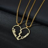 Nextvance Stainless Steel Name Necklaces Freely Switch Chain Love Necklace