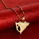 Nicaragua Map Pendant & Necklaces for Women Charm