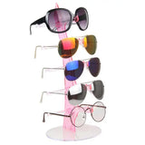 5-Layer Sunglasses Holder Display Stand Countertop Show Storage Tool