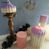 Cylinder Candle Making Mold Epoxy Casting Soap Mould for Christmas Decor
