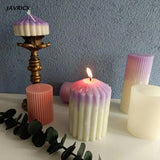 Cylinder Candle Making Mold Epoxy Casting Soap Mould for Christmas Decor
